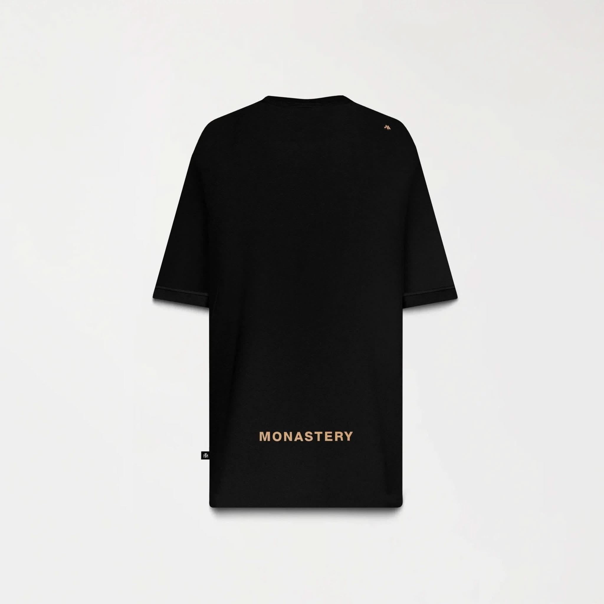 VIKRANT T - SHIRT OVERSIZED MEN BLACK - Monastery | Tienda Oficial Colombia