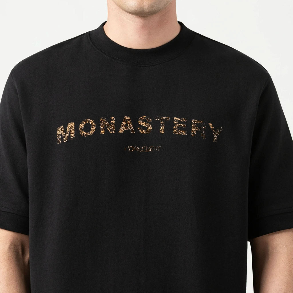 VIKRANT T - SHIRT OVERSIZED MEN BLACK - Monastery | Tienda Oficial Colombia