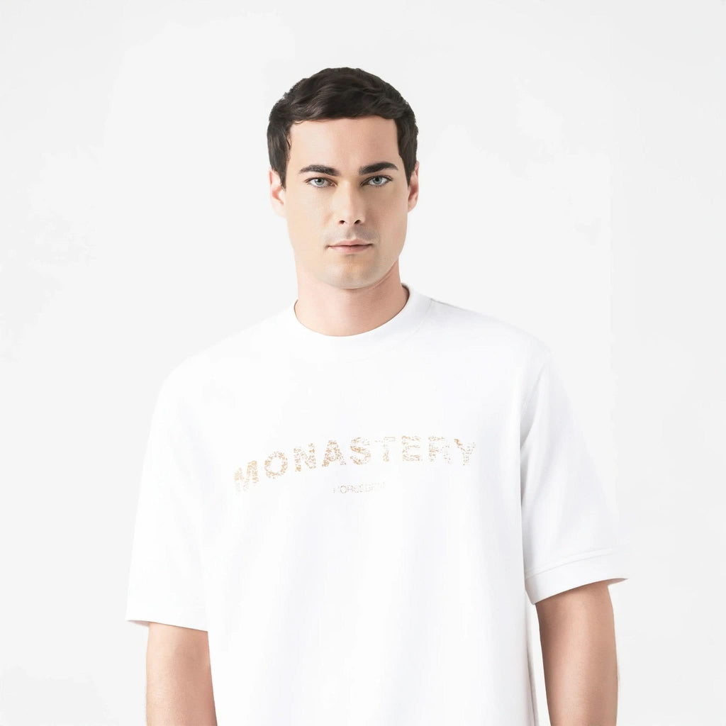 VIKRANT T - SHIRT OVERSIZED MEN WHITE - Monastery | Tienda Oficial Colombia