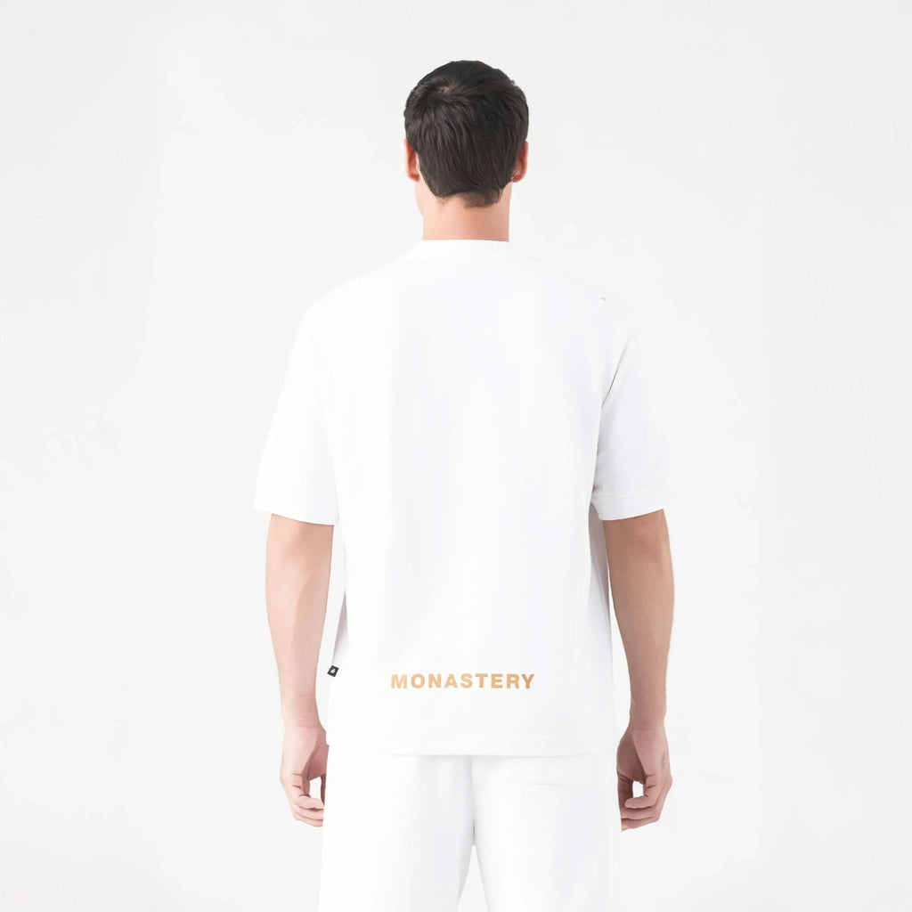 VIKRANT T - SHIRT OVERSIZED MEN WHITE - Monastery | Tienda Oficial Colombia