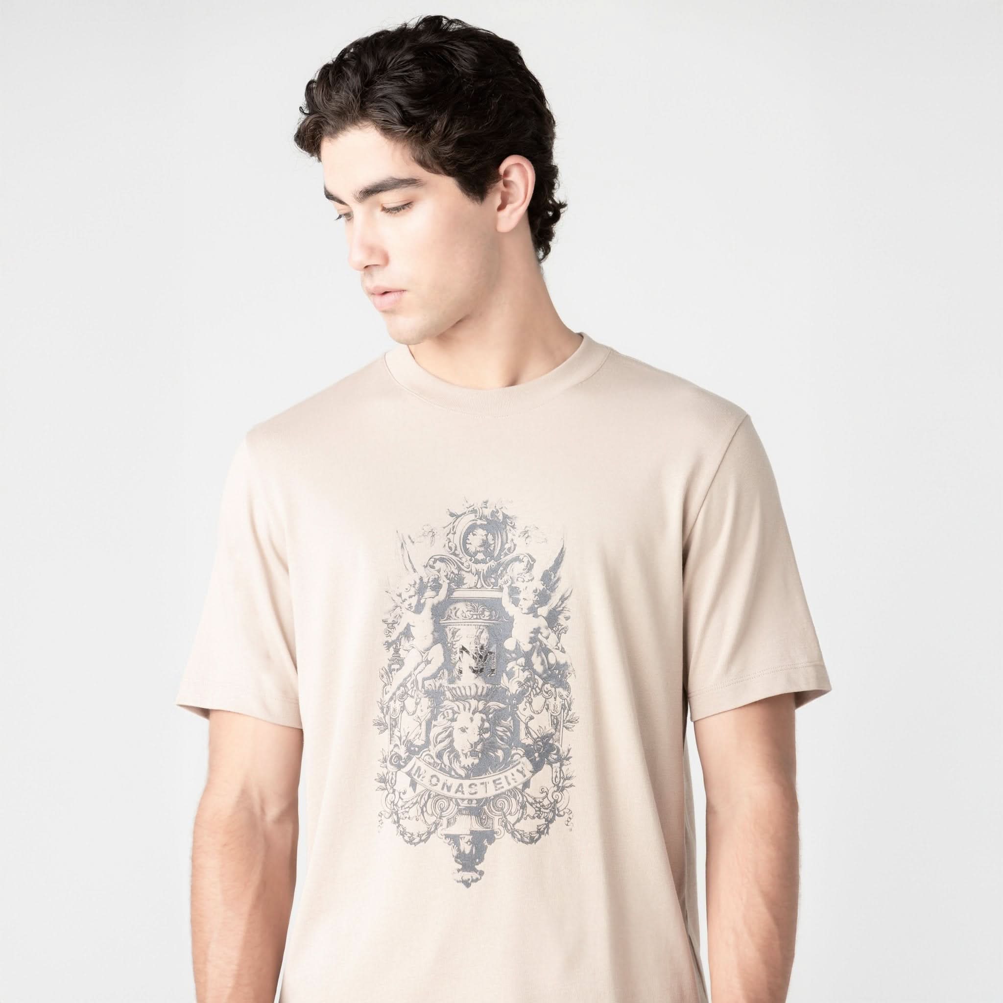 VULCANUS T - SHIRT MEN SIMPLY TAUPE - Monastery | Tienda Oficial Colombia