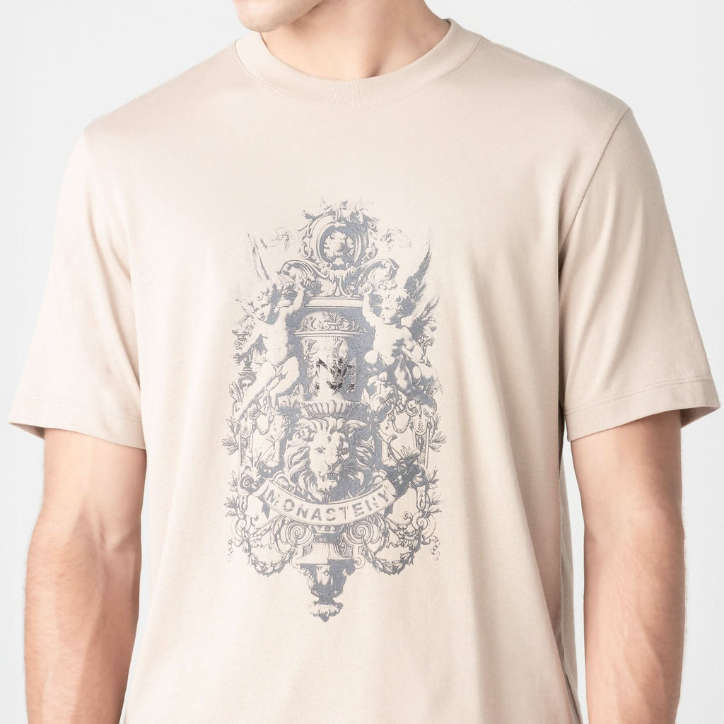 VULCANUS T - SHIRT MEN SIMPLY TAUPE - Monastery | Tienda Oficial Colombia
