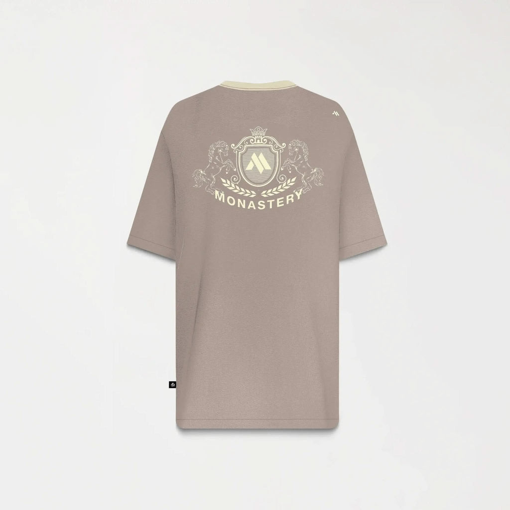 WARMBLOOD T - SHIRT OVERSIZED MEN TAUPE GRAY - Monastery | Tienda Oficial Colombia