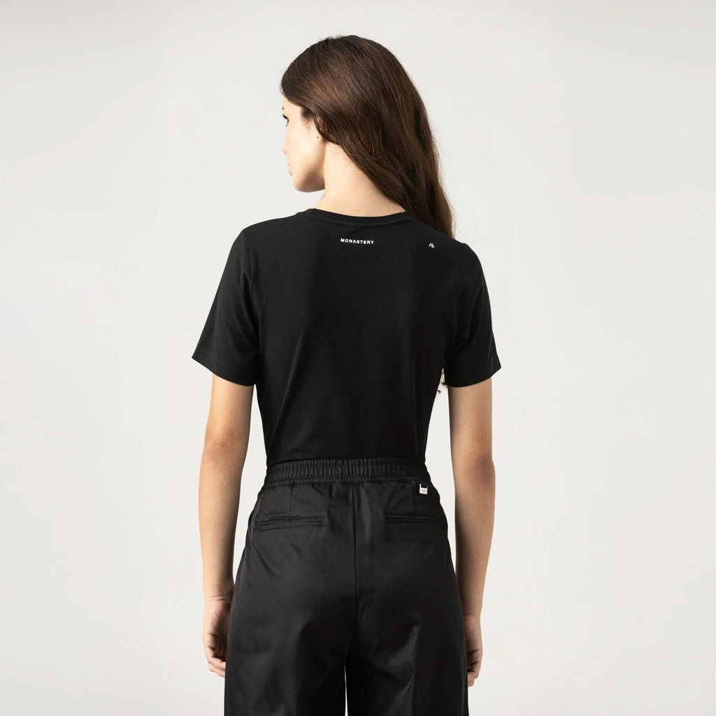 WAVE T - SHIRT WOMEN BLACK - Monastery | Tienda Oficial Colombia