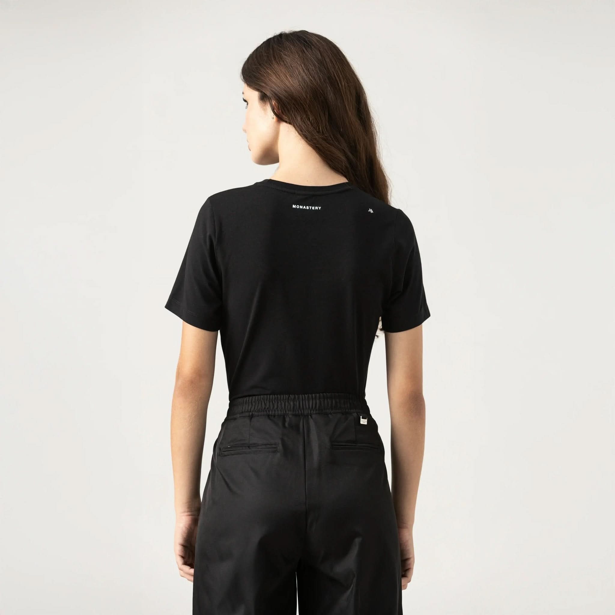 WAVE T - SHIRT WOMEN BLACK - Monastery | Tienda Oficial Colombia