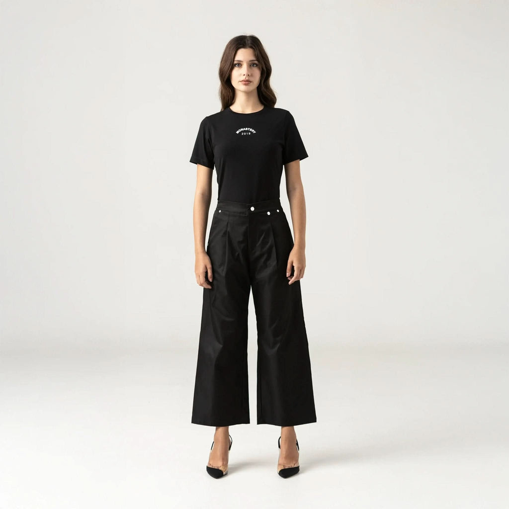 WAVE T - SHIRT WOMEN BLACK - Monastery | Tienda Oficial Colombia