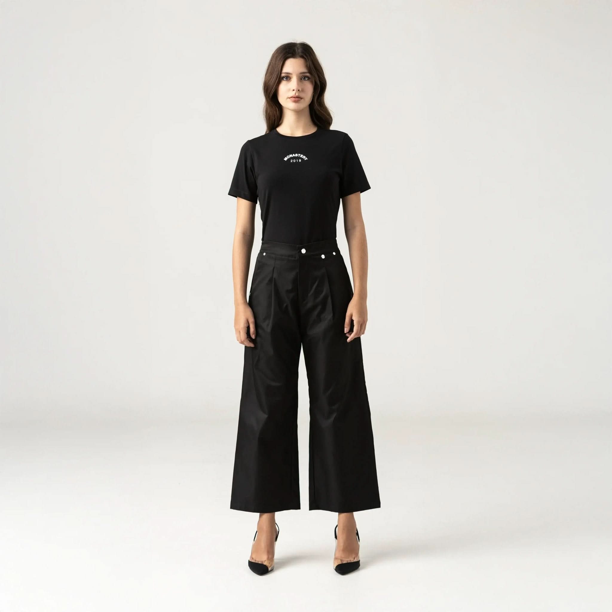 WAVE T - SHIRT WOMEN BLACK - Monastery | Tienda Oficial Colombia