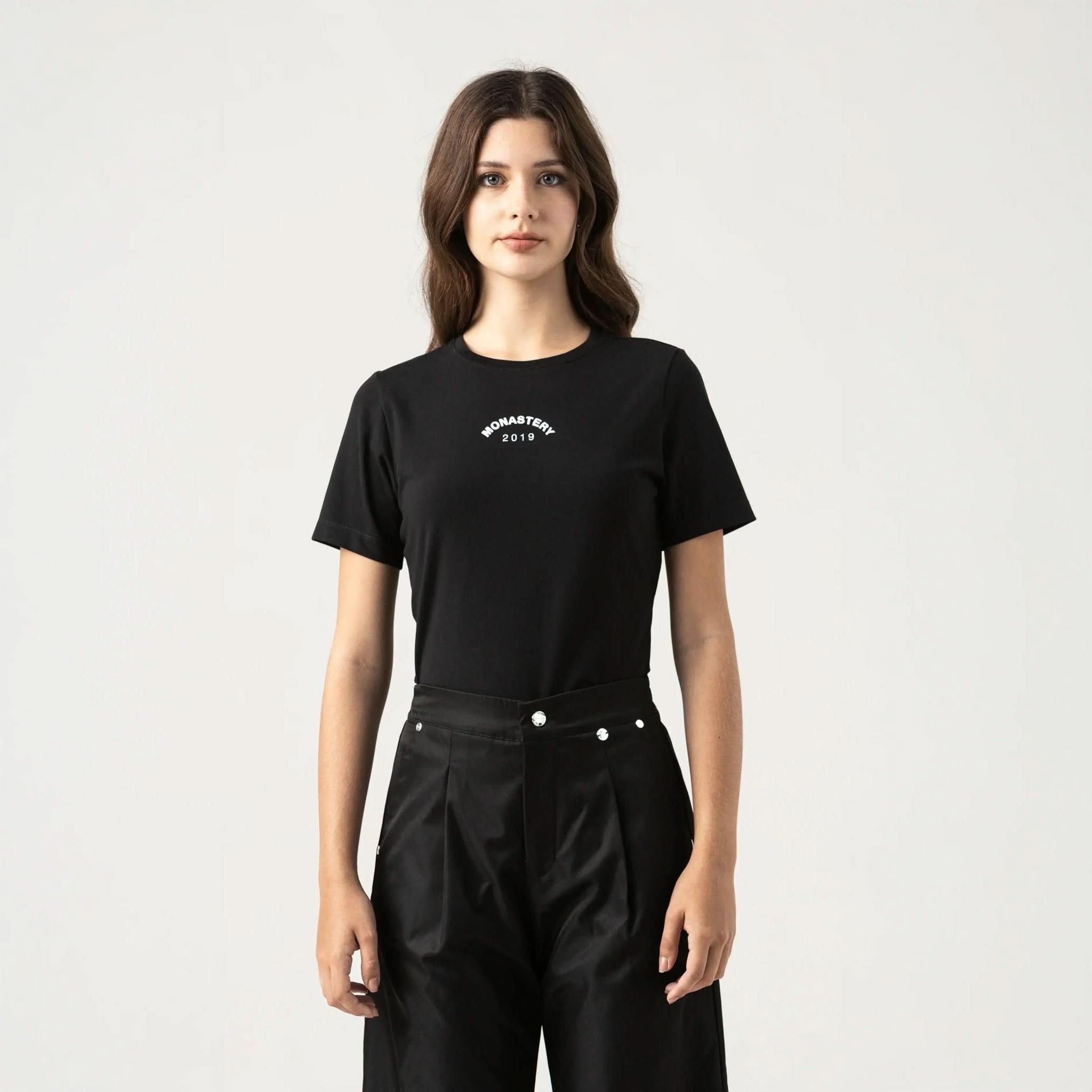 WAVE T - SHIRT WOMEN BLACK - Monastery | Tienda Oficial Colombia