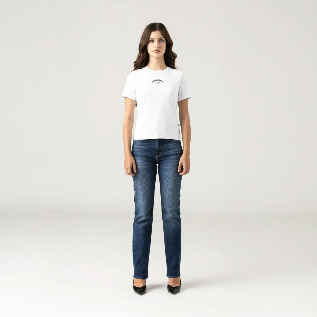 WAVE T - SHIRT WOMEN WHITE - Monastery | Tienda Oficial Colombia