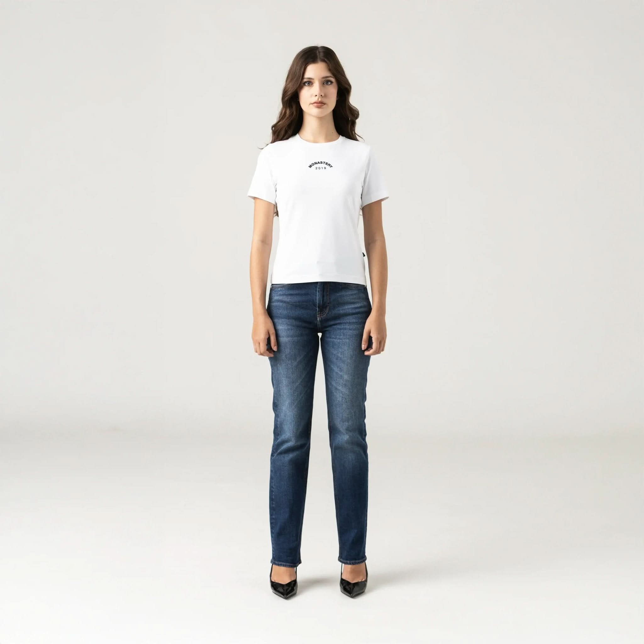 WAVE T - SHIRT WOMEN WHITE - Monastery | Tienda Oficial Colombia