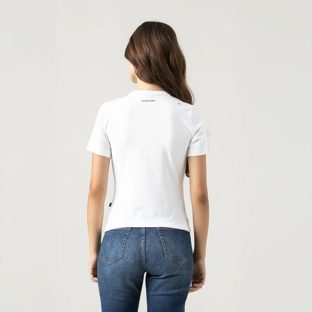 WAVE T - SHIRT WOMEN WHITE - Monastery | Tienda Oficial Colombia