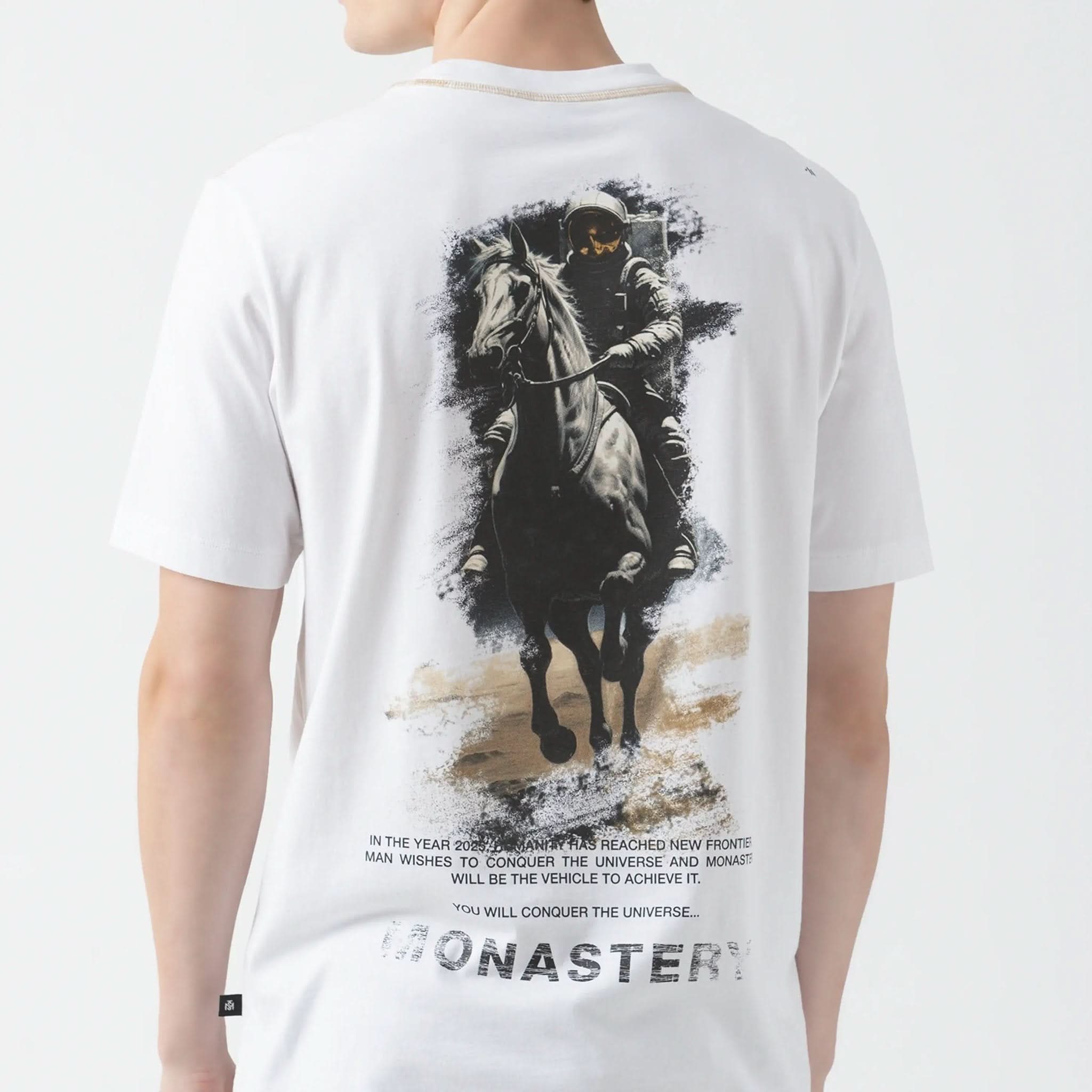 WESLEY T - SHIRT MEN WHITE - Monastery | Tienda Oficial Colombia