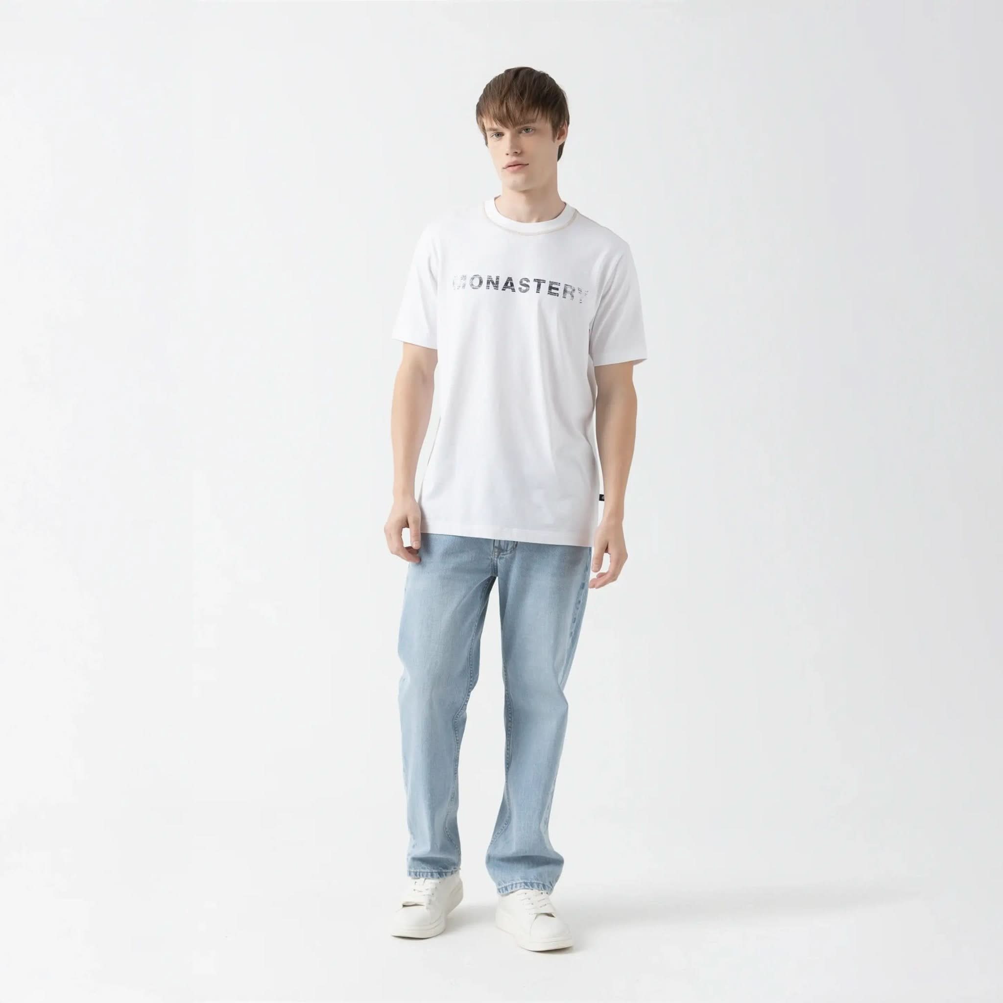 WESLEY T - SHIRT MEN WHITE - Monastery | Tienda Oficial Colombia