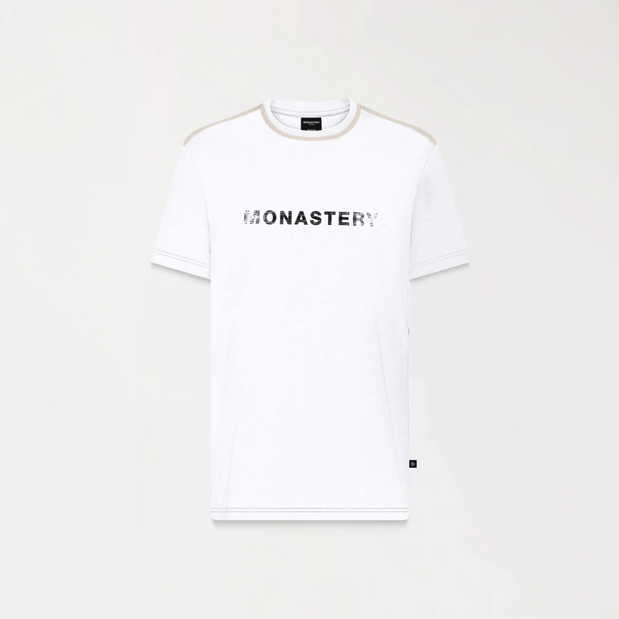 WESLEY T - SHIRT MEN WHITE - Monastery | Tienda Oficial Colombia