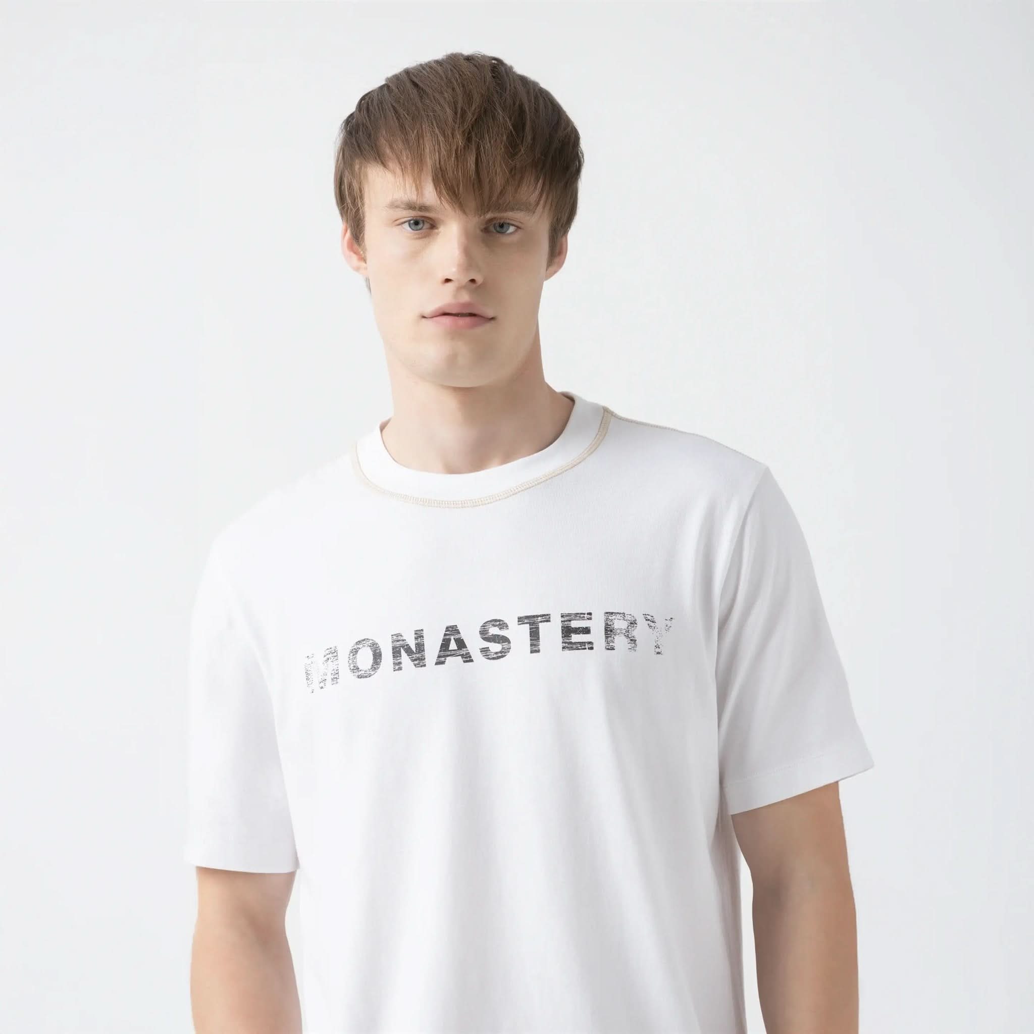 WESLEY T - SHIRT MEN WHITE - Monastery | Tienda Oficial Colombia