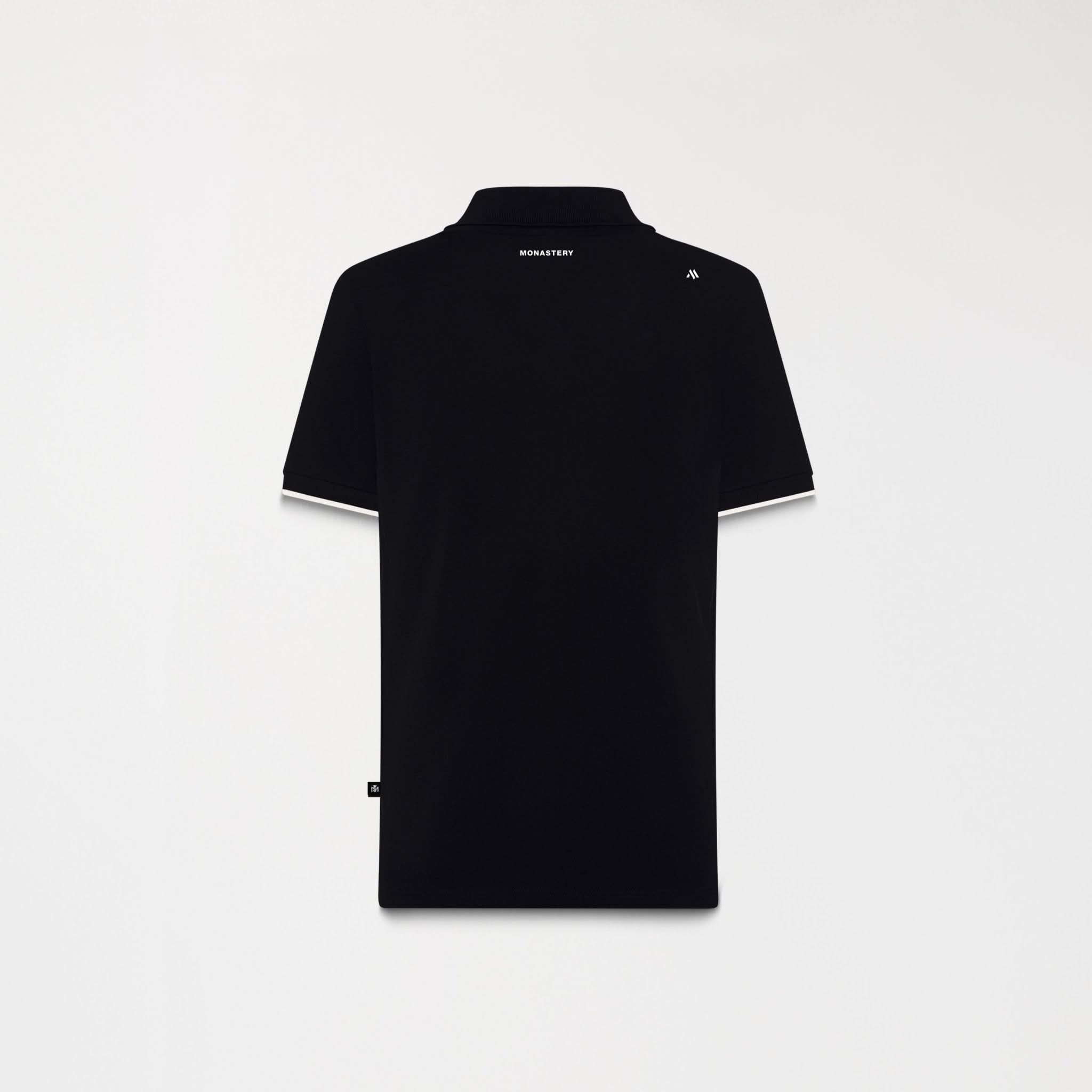 WHEELER POLO MEN BLACK - Monastery | Tienda Oficial Colombia
