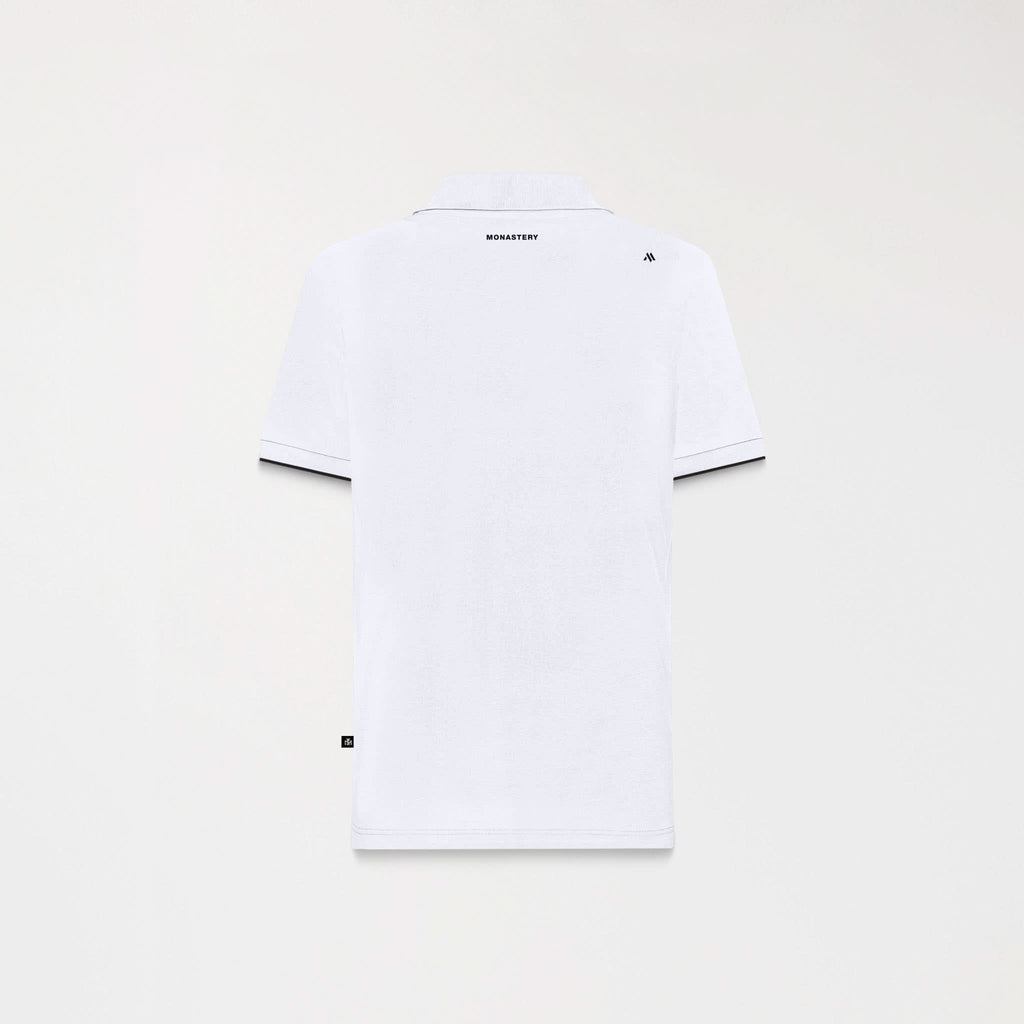 WHEELER POLO MEN WHITE - Monastery | Tienda Oficial Colombia