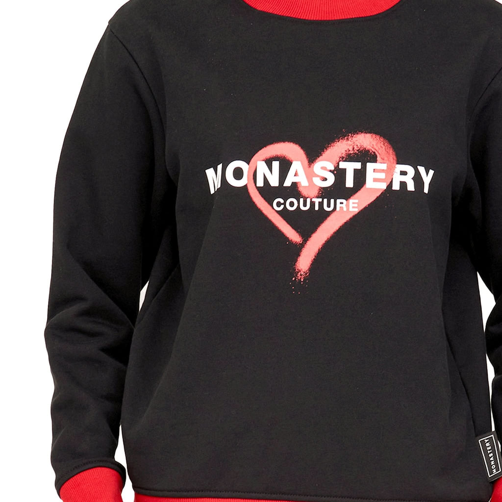 XENA BLACK SWEATSHIRTS OVERSIZED - Monastery | Tienda Oficial Colombia