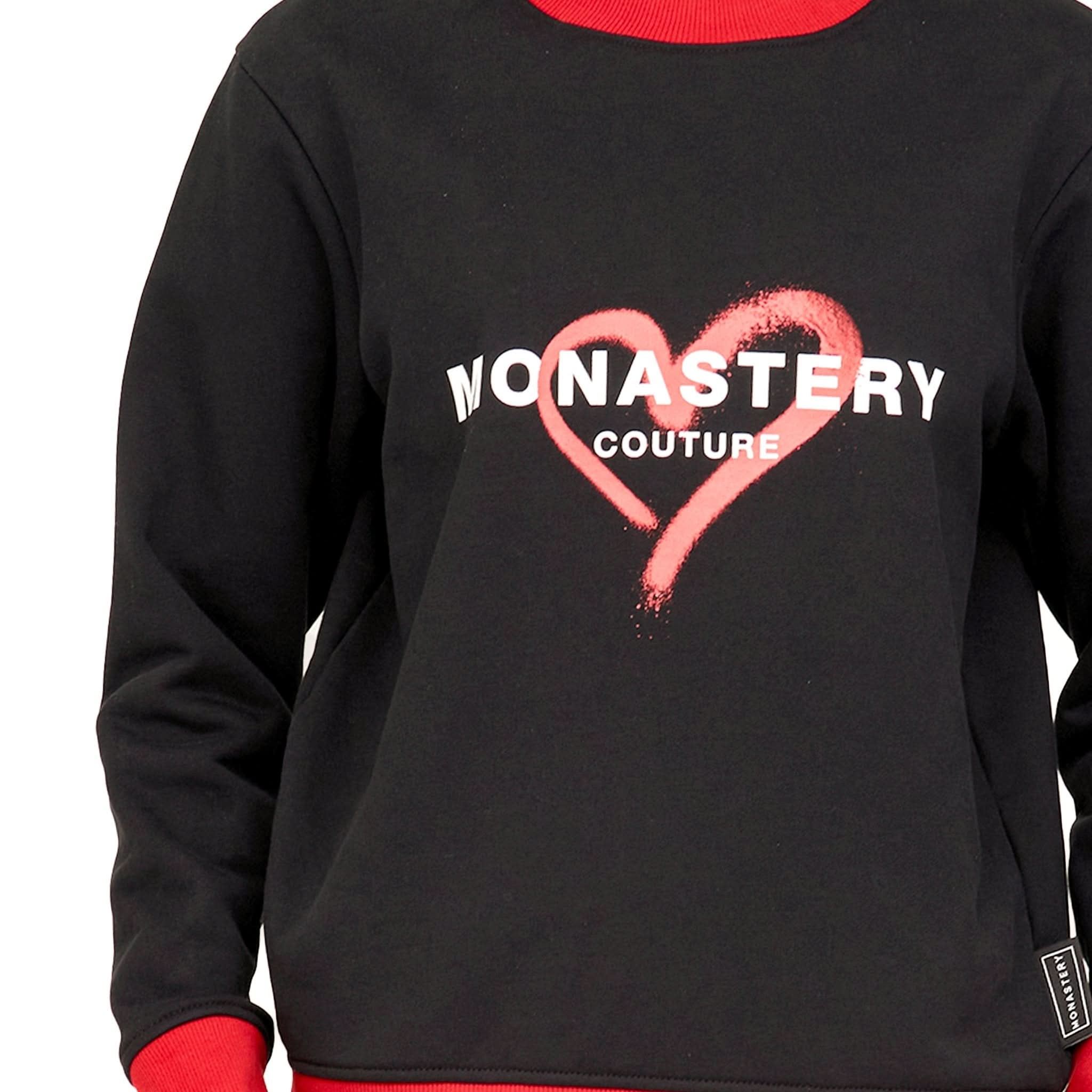 XENA BLACK SWEATSHIRTS OVERSIZED - Monastery | Tienda Oficial Colombia