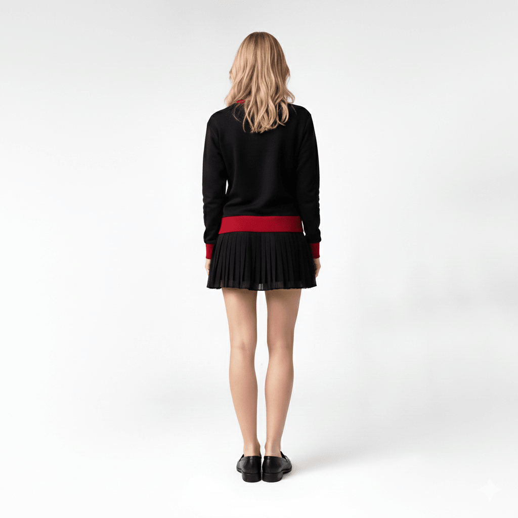 XENA BLACK SWEATSHIRTS OVERSIZED - Monastery | Tienda Oficial Colombia