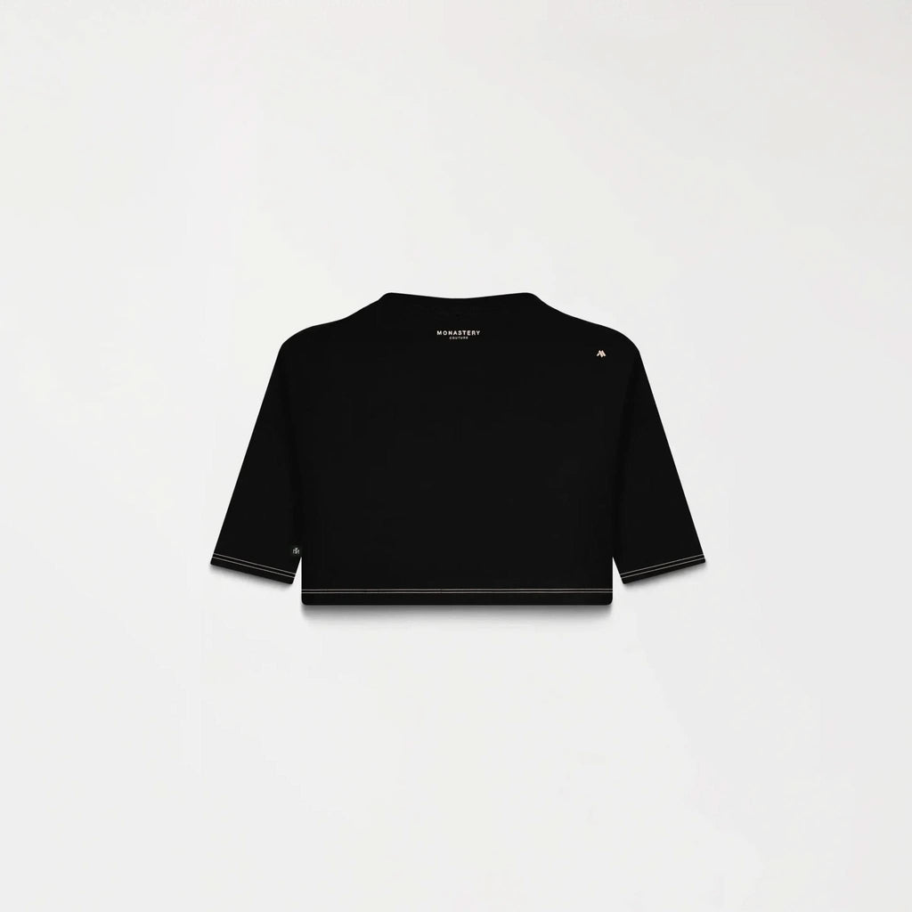 YLAIA CROP TOP WOMEN BLACK - Monastery | Tienda Oficial Colombia