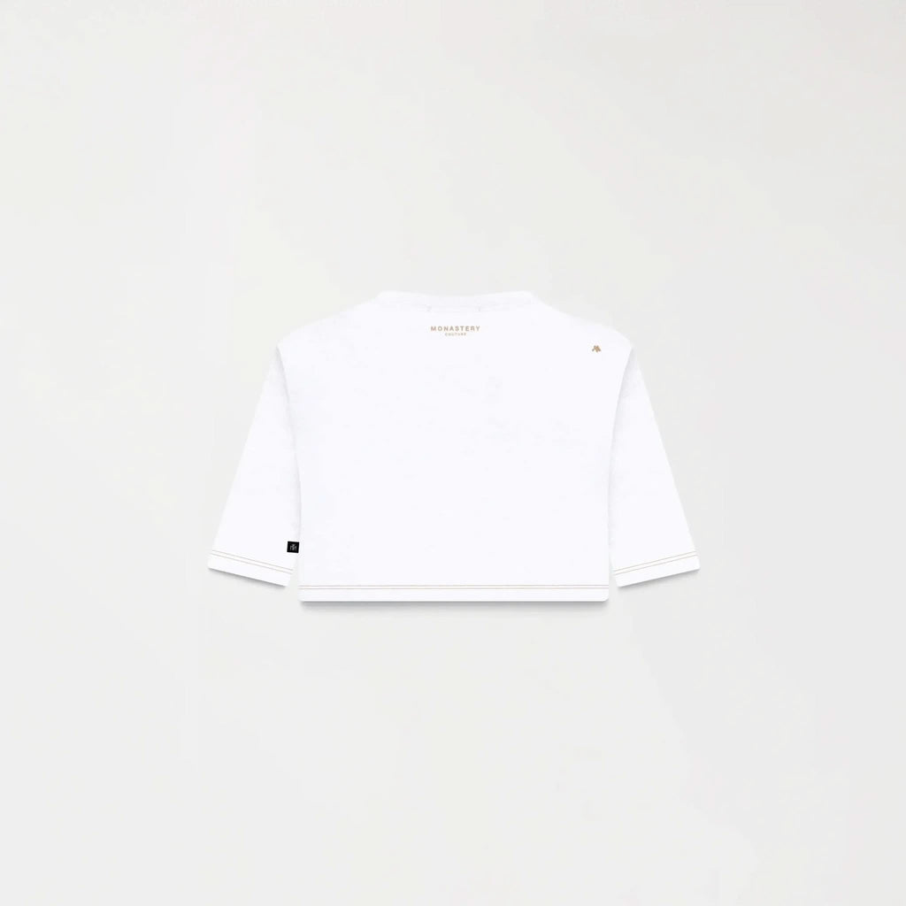 YLAIA CROP TOP WOMEN WHITE - Monastery | Tienda Oficial Colombia