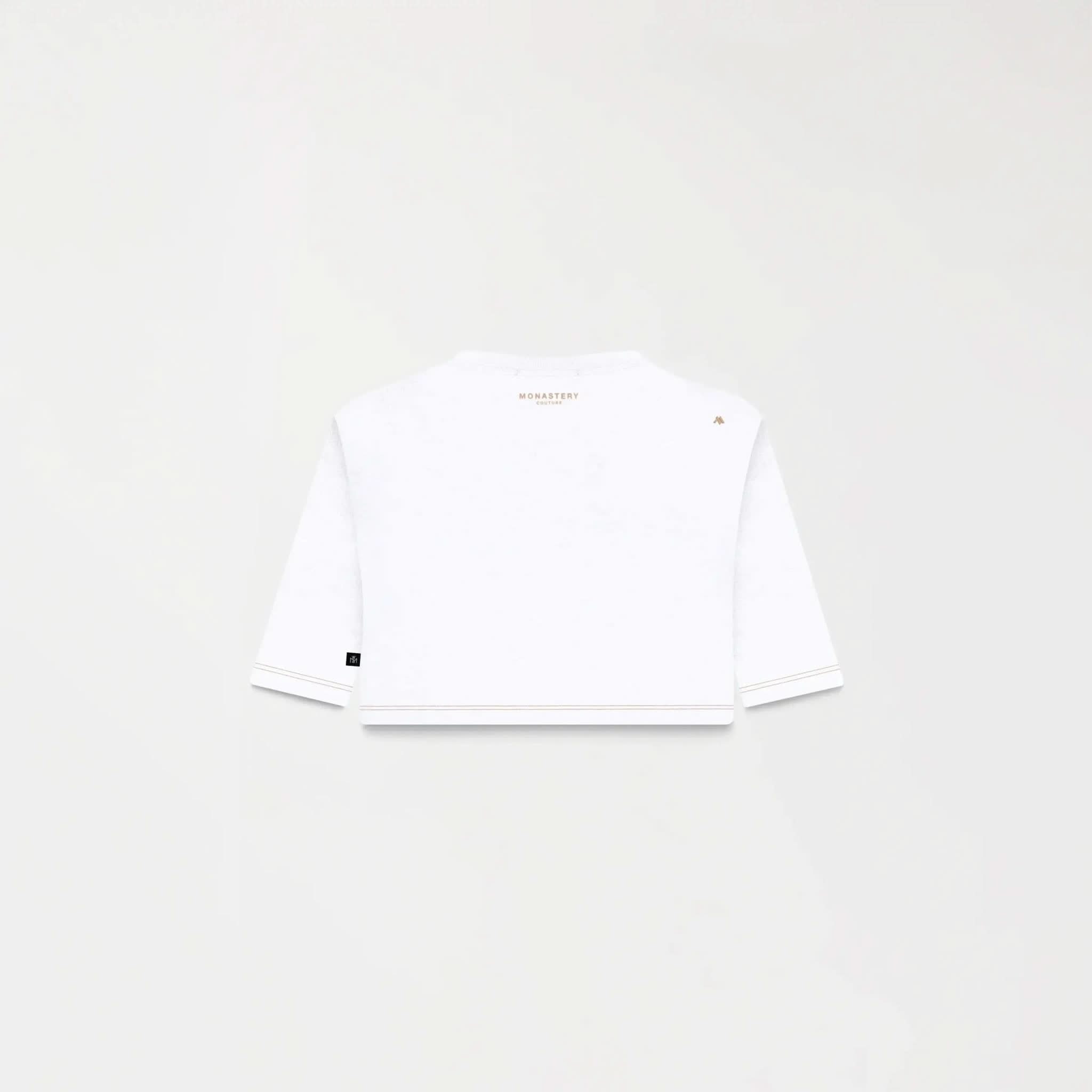 YLAIA CROP TOP WOMEN WHITE - Monastery | Tienda Oficial Colombia