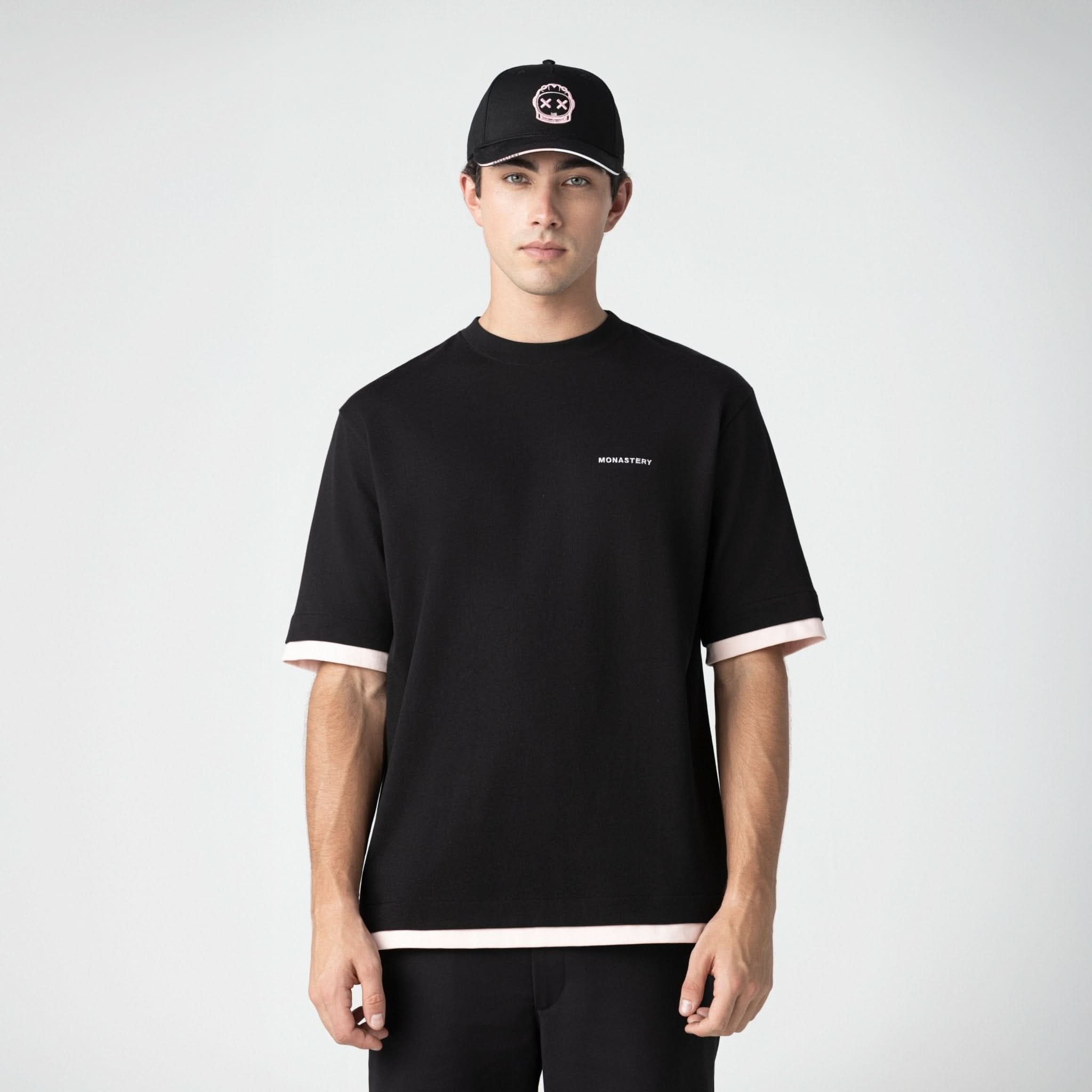 ZAHIR T - SHIRT OVERSIZED MEN BLACK - Monastery | Tienda Oficial Colombia