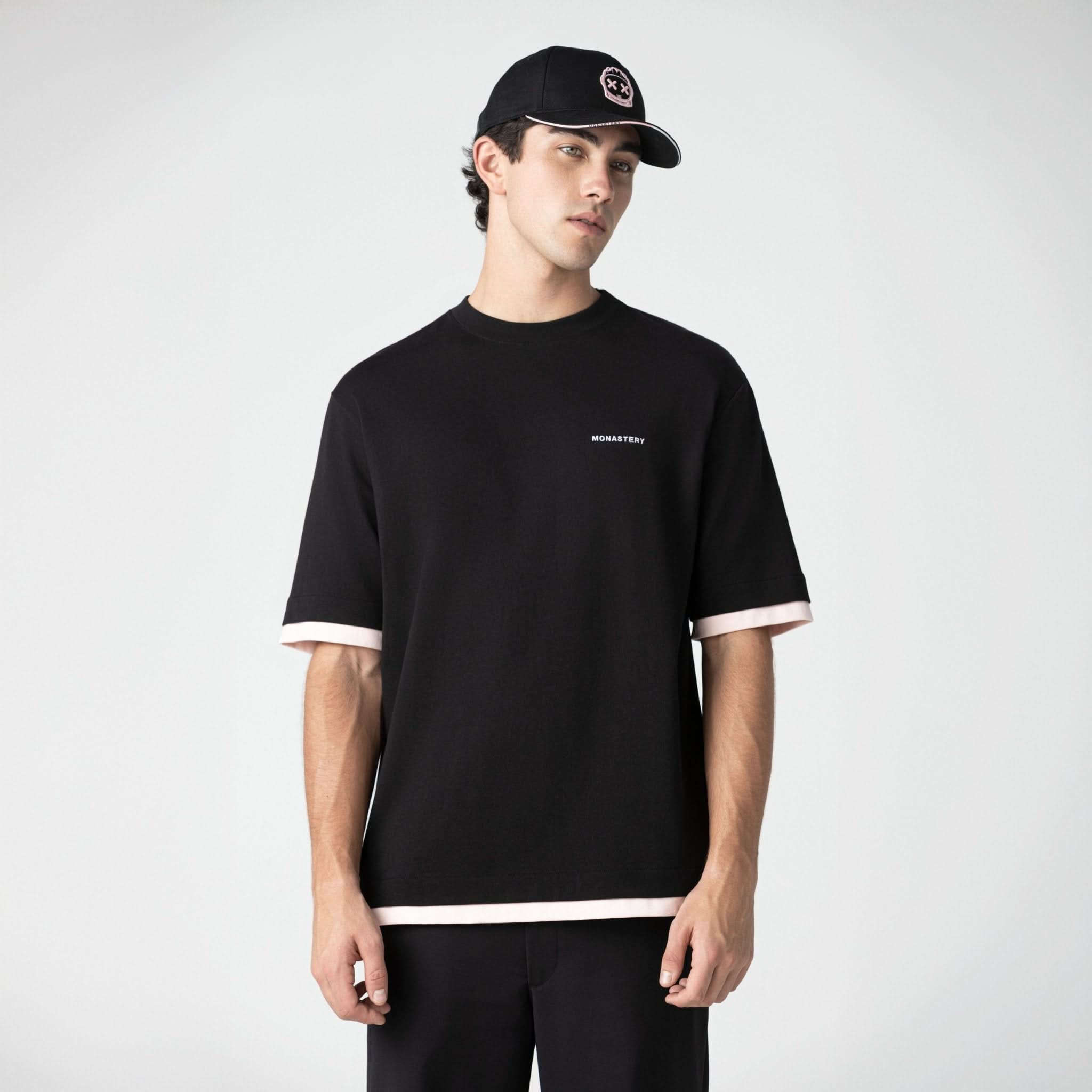 ZAHIR T - SHIRT OVERSIZED MEN BLACK - Monastery | Tienda Oficial Colombia