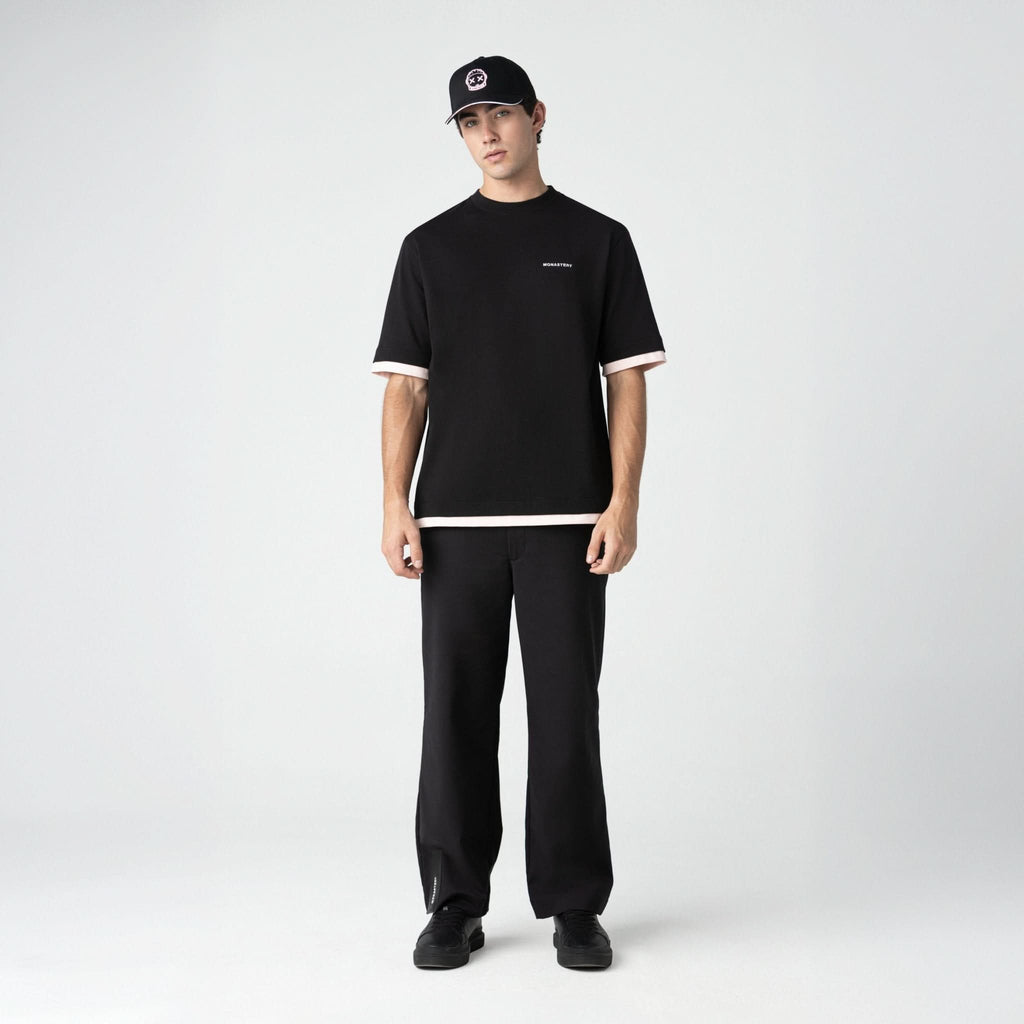 ZAHIR T - SHIRT OVERSIZED MEN BLACK - Monastery | Tienda Oficial Colombia