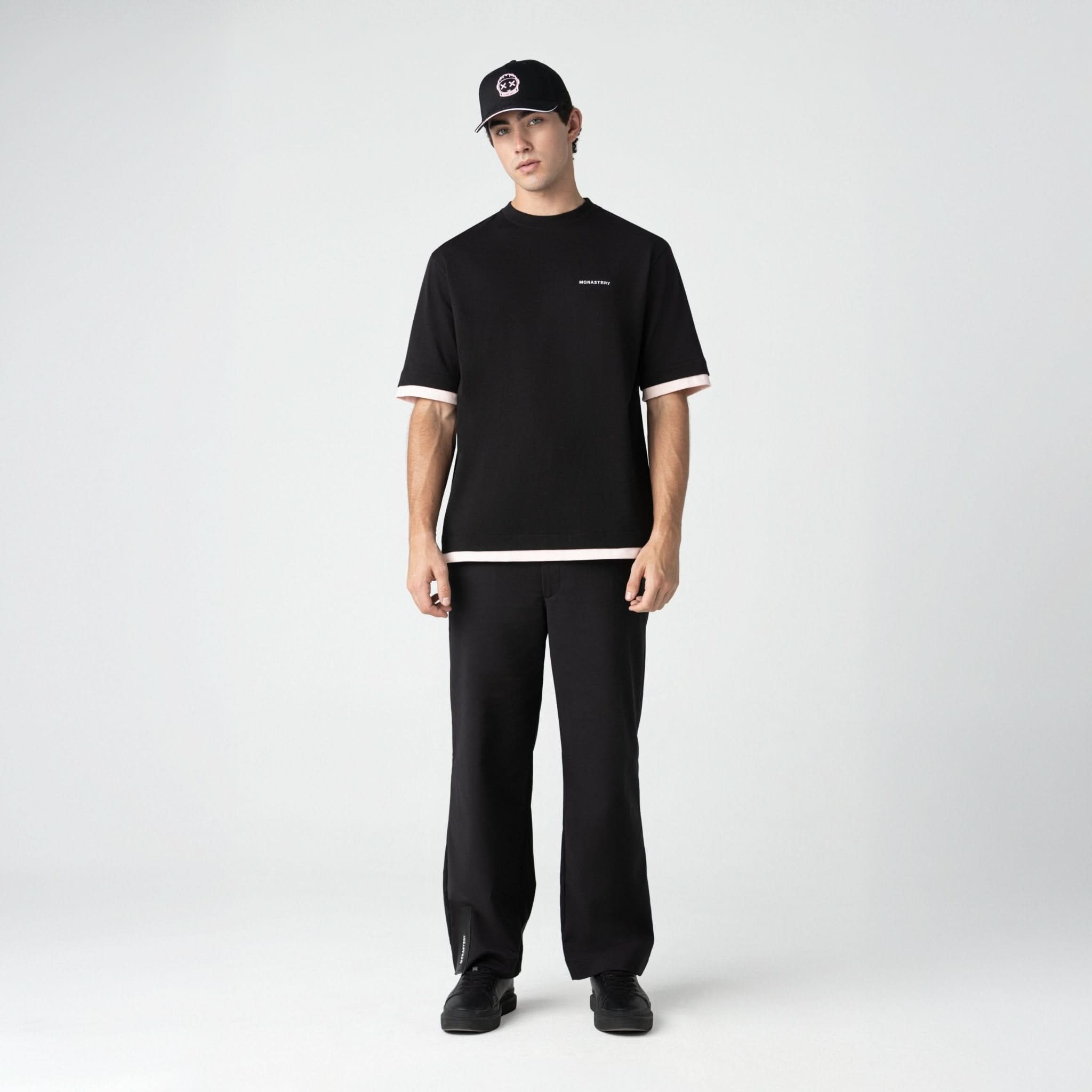 ZAHIR T - SHIRT OVERSIZED MEN BLACK - Monastery | Tienda Oficial Colombia