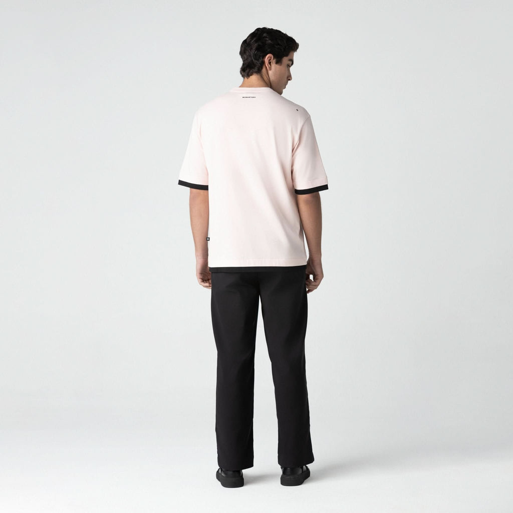 ZAHIR T - SHIRT OVERSIZED MEN ROSE QUARTZ - Monastery | Tienda Oficial Colombia