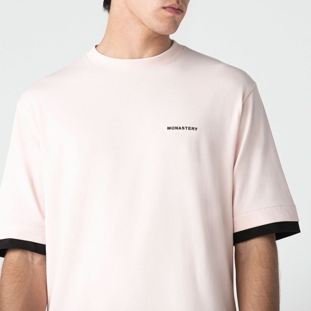 ZAHIR T - SHIRT OVERSIZED MEN ROSE QUARTZ - Monastery | Tienda Oficial Colombia
