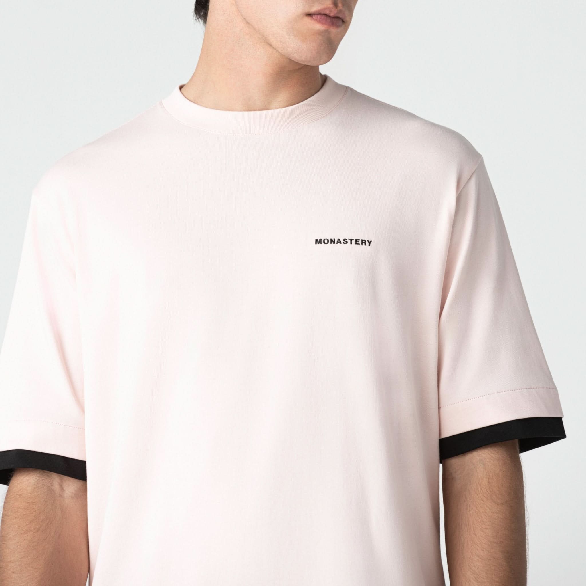 ZAHIR T - SHIRT OVERSIZED MEN ROSE QUARTZ - Monastery | Tienda Oficial Colombia